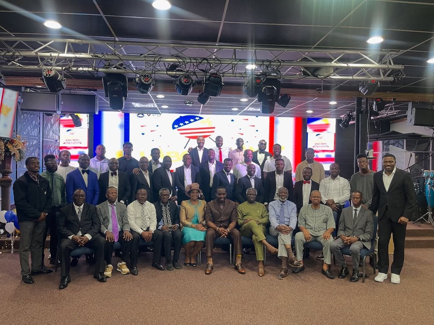 Men of RCCG Voice of Jesus, Denton TX, gathered at the men's convention